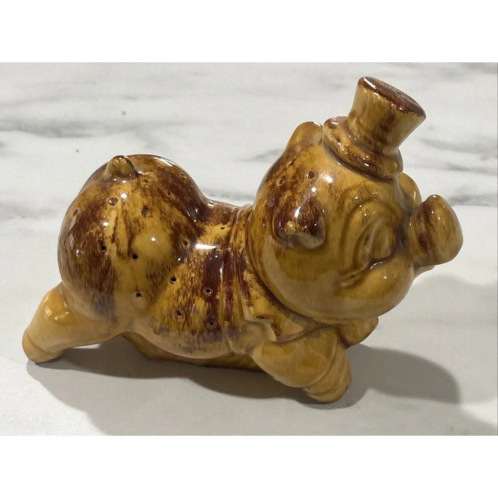 MCM 1950's Vintage PIG Toothpick Dispenser Hors d'oeuvre BBQ Memphis Catering
